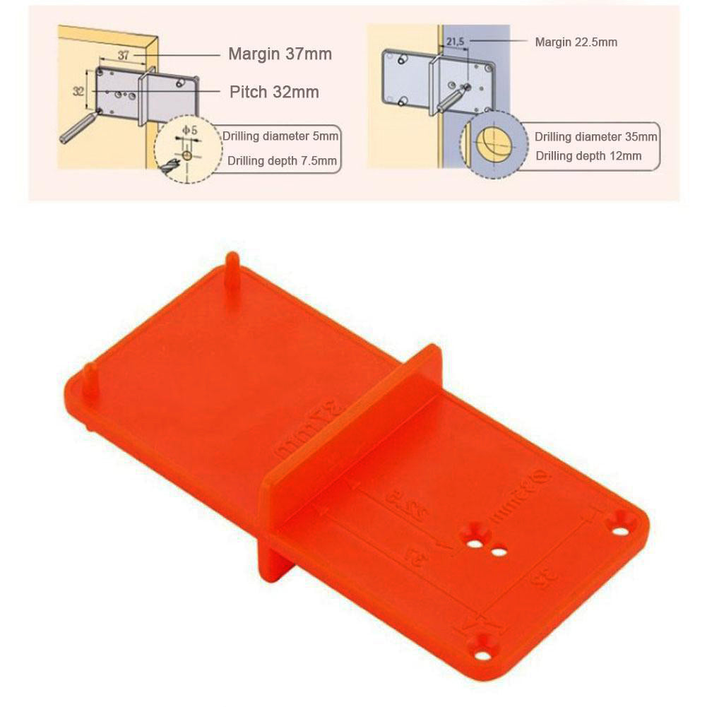 35mm 40mm Hinge Hole Drilling Guide Locator Hole Drill Opener Locator for Door Cabinet Assemble 35mm 40mm Hinge Hole Drilling Guide Locator Hole Drill Opener Locator for Door Cabinet Assemble